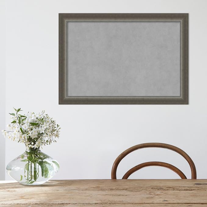 Amanti Art Silver Framed Magnetic Board 19x27 Medium Vision Board - Image 5