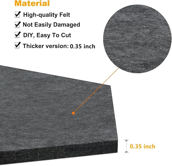 4 Pack Hexagon Felt Bulletin Board Tiles - Image 5
