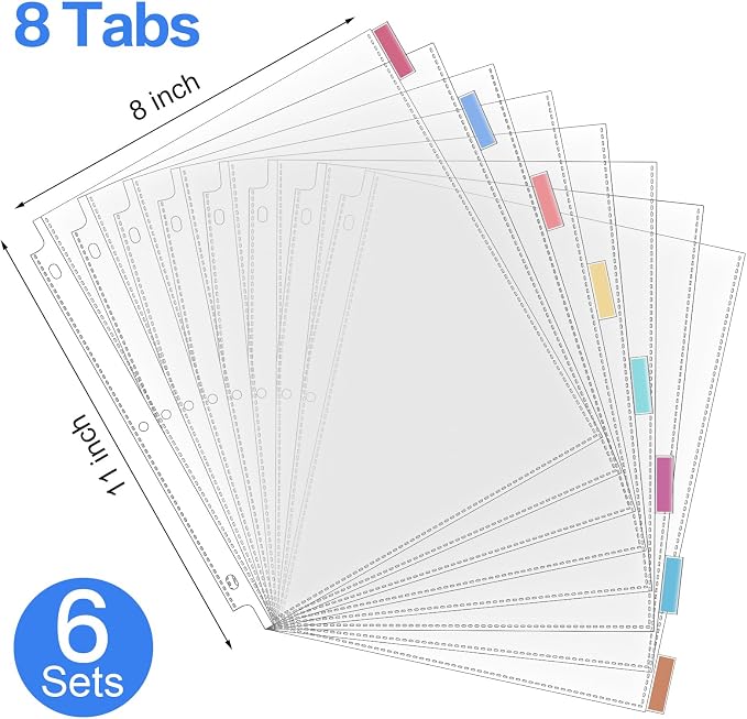ReliThick 6 Set of 48 Pack Clear Sheet Protectors - Image 2