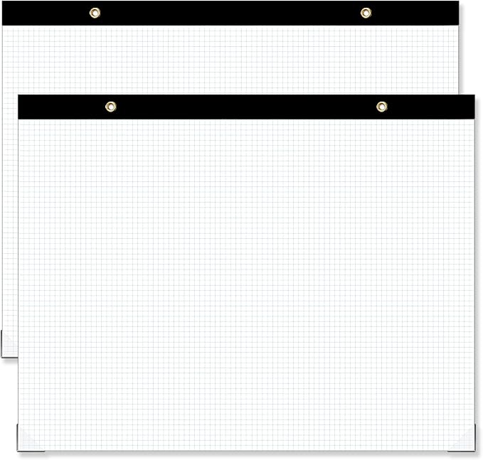 Large Engineering Graph Paper Pad, 100 Sheets/200 Pages, Engineering, Architect by Lyuzecheean