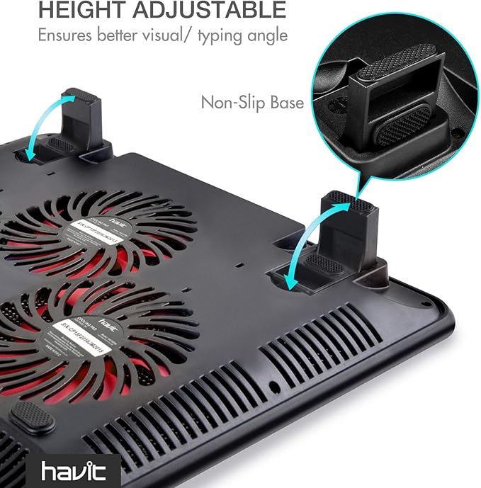 Havit HV-F2056 15.6-17 Inch Laptop Cooler Cooling Pad - Image 5