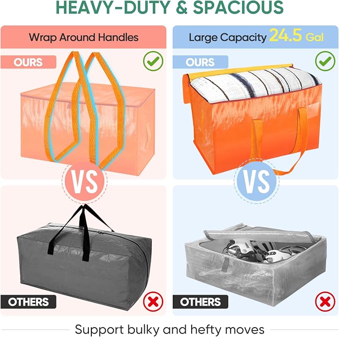 BALEINE 2-Pack Oversized Moving Bags - Image 4