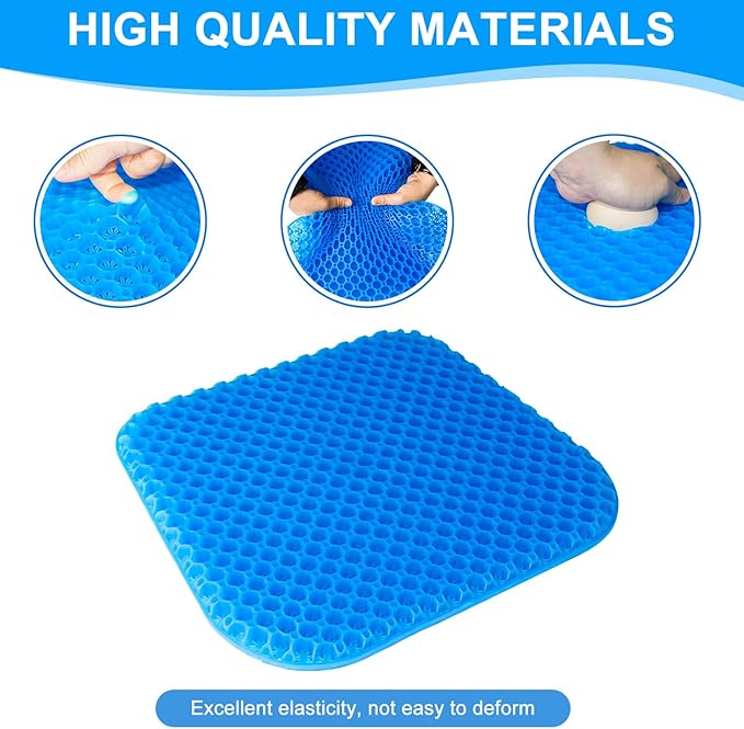 Shouken Large Gel Seat Cushion for Long Sitting - Image 5