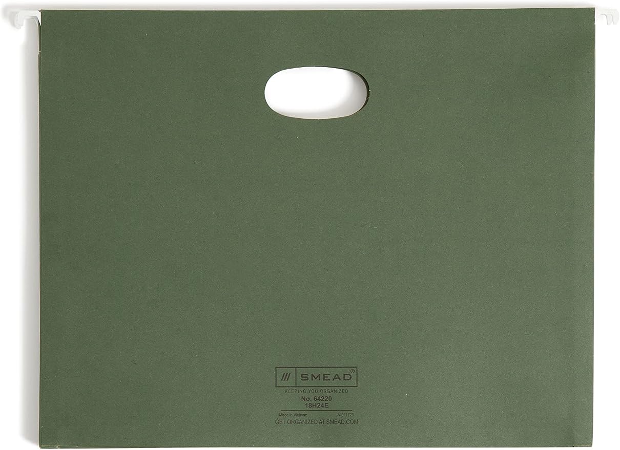 Smead Hanging File Pocket with Full-Height Gusset, 3-1/2" Expansion, Letter Size - Image 6