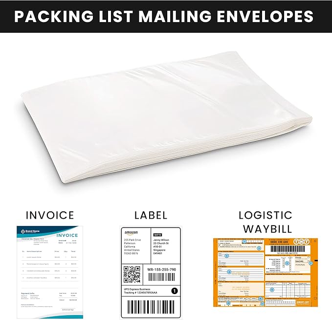 Shipping Label Sleeves 200Pcs, 7.5x5.5 Inches - Image 5