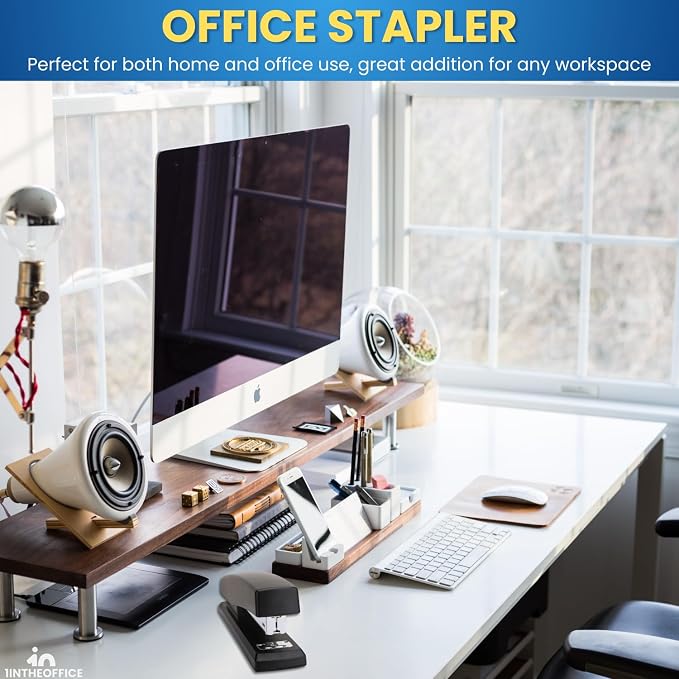 1InTheOffice Office Stapler for Desk, Heavy Duty Desk Stapler, 20 Sheets - Image 6