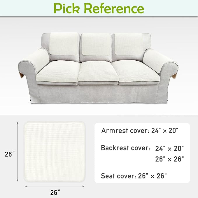 Couch Arm Covers, Sofa Arm Covers, Waterproof Armrest Cover - Image 6