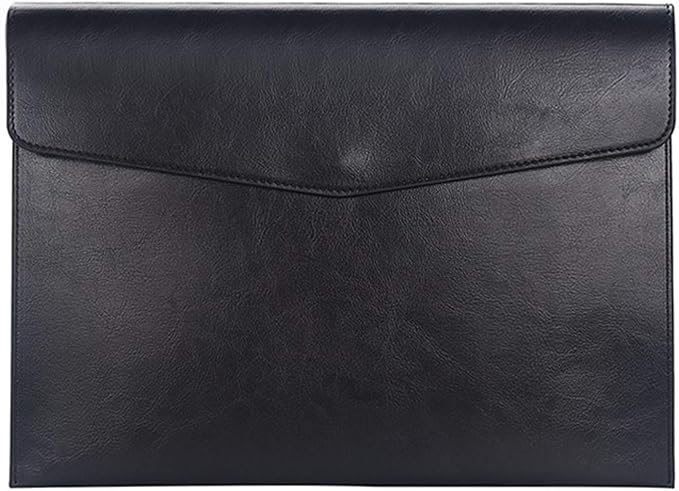 PU Leather A4 File Folder Document Holder Envelope Folder Case by enyuwlcm