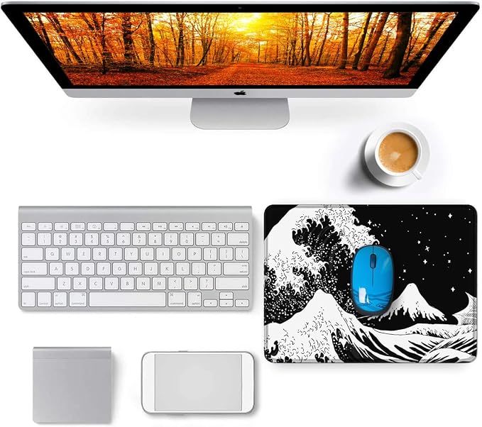 Large Gaming Mouse Pad with Double Stitched Edges, 14.9 x 11.7 inches - Image 7
