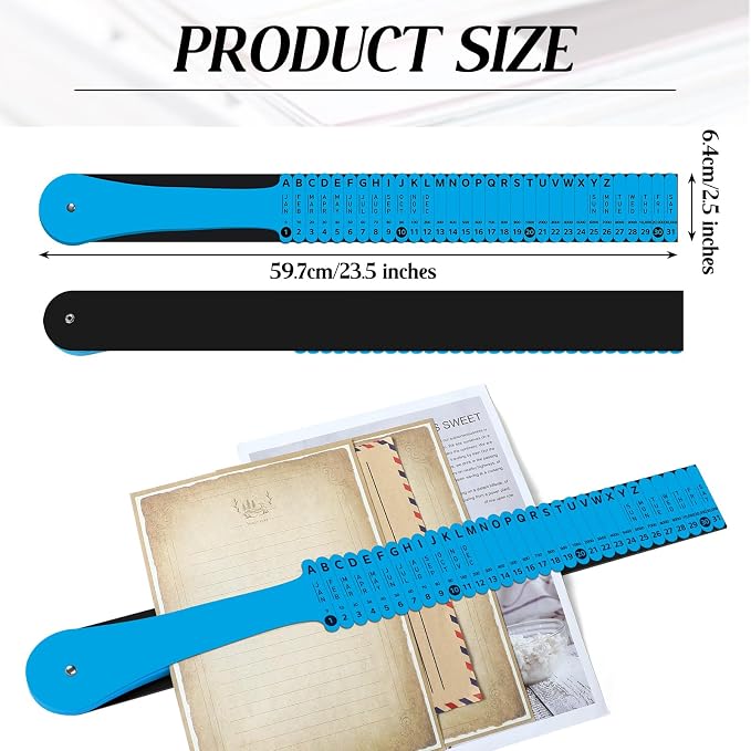 PerKoop Plastic All Purpose Document Sorter Alphabetical a-z File Organizer - Image 3