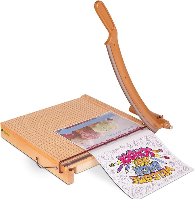 Swingline Paper Trimmer, Guillotine Paper Cutter, 15" Cut Length, 15 Sheet Capacity, ClassicCut Ingento (1142)-DeskLoop Office