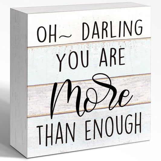 WUZYOU Encouraging Wooden Plaque by WUZYOU