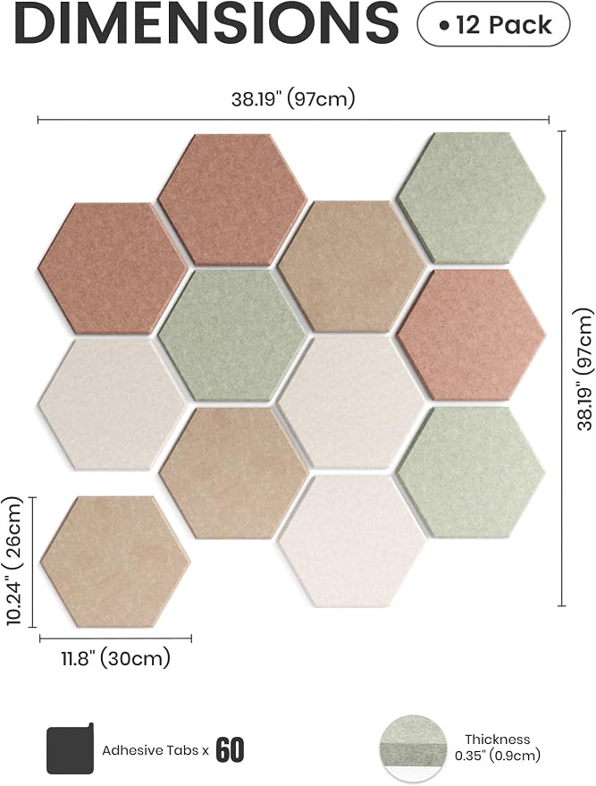 Fluxynara Hexagon Cork Board Alternative - Image 2