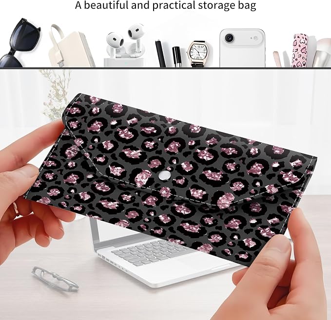 Cash Envelope Wallet Cute PU Leather Envelopes Bag - Image 3