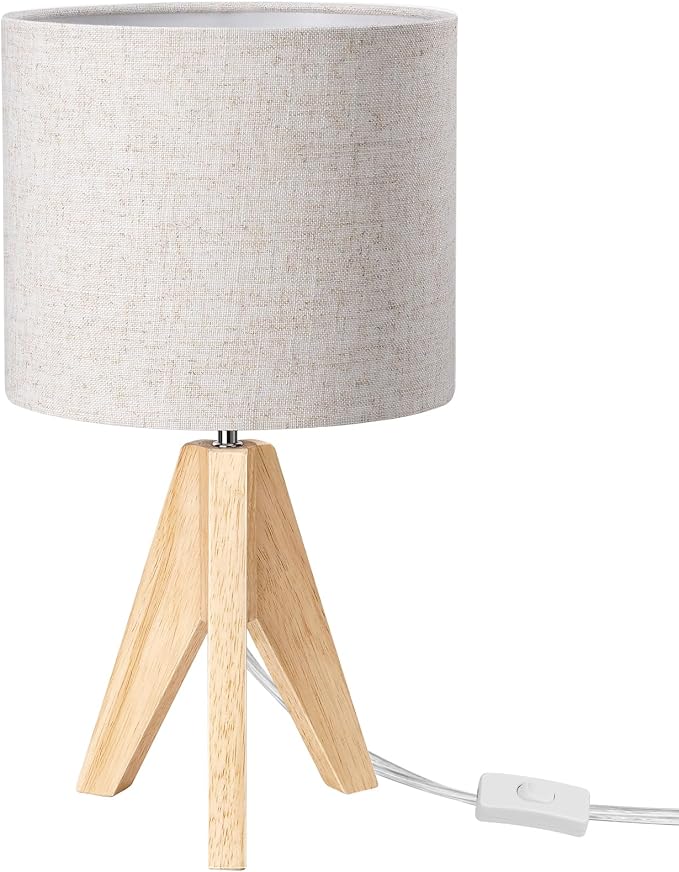 EDISHINE Small Table Lamp, Boho Bedside Lamp - Image 8