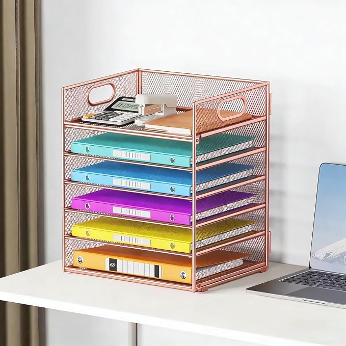 6 Tiers Letter Tray Paper Organizer - Image 4