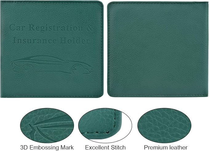 Cacturism Car Registration and Insurance Holder, Vehicle Glove Box Car - Image 4
