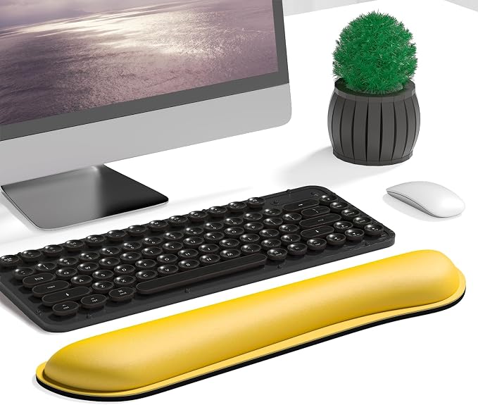 Dapesuom Enlarge Keyboard Wrist Rest, Cute Memory Foam Keyboard Wrist Cushion - Image 2