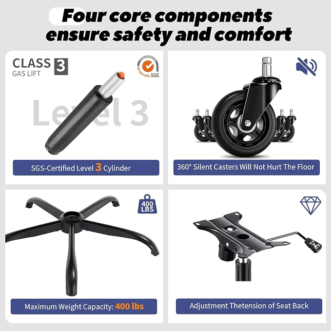 Fizzin Office Chair, Ergonomic Office Chair - Image 9