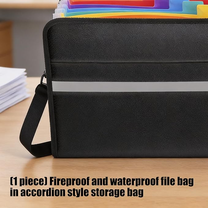 Heat Document Folder with Water Fabric and Expandable Storage - Image 9