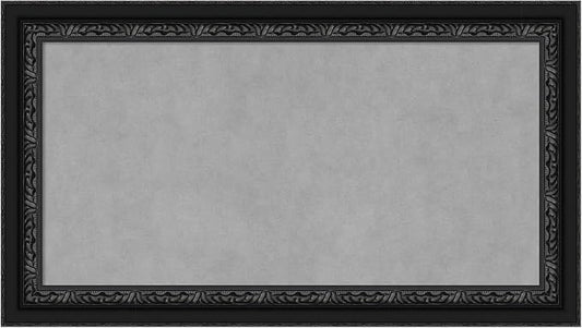 Amanti Art Black Framed Magnetic Board 16x28 Small Vision Board by AmantiArt