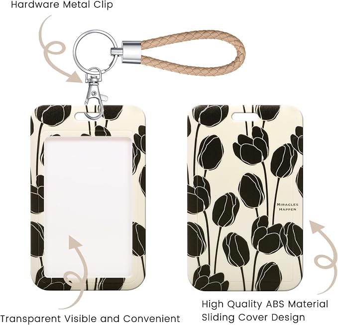ID Card Badge Holder Key Chain - Image 3