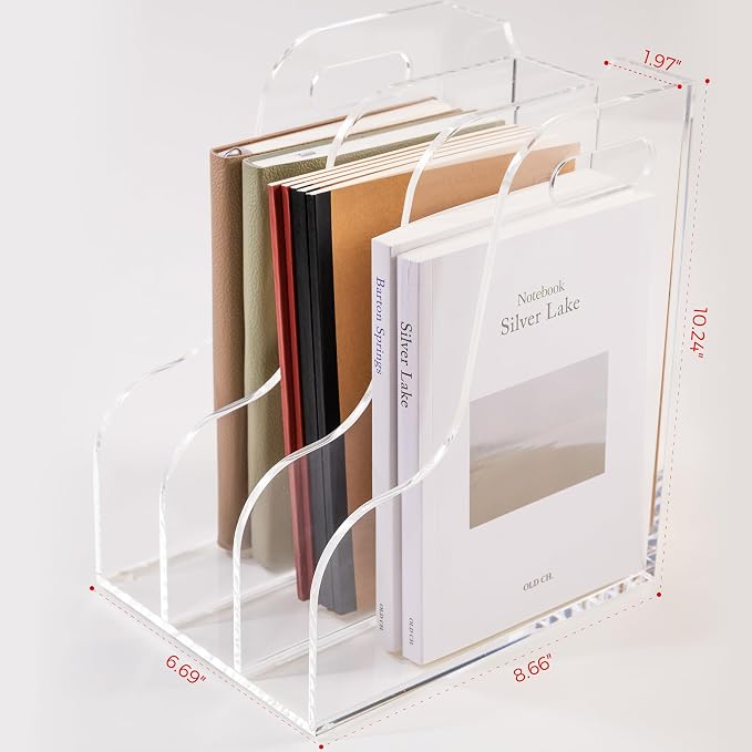 3 Vertical Compartments File Holder - Image 2