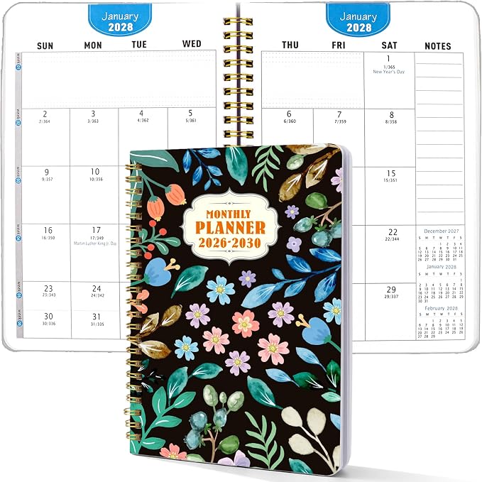 2026-2030 Monthly Planner by Aosemili