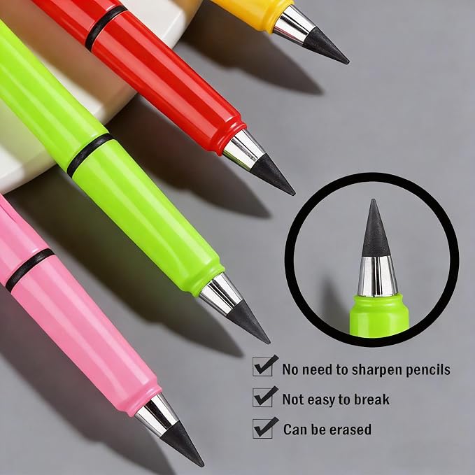 12 Sets Everlasting Pencil, Infinity Pen, NO-Sharpening Pencils - Image 7