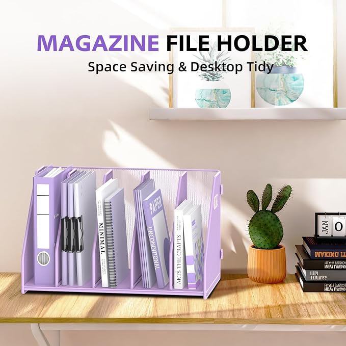 SUPEASY Binder Organizer, Magazine File Holder - Image 2