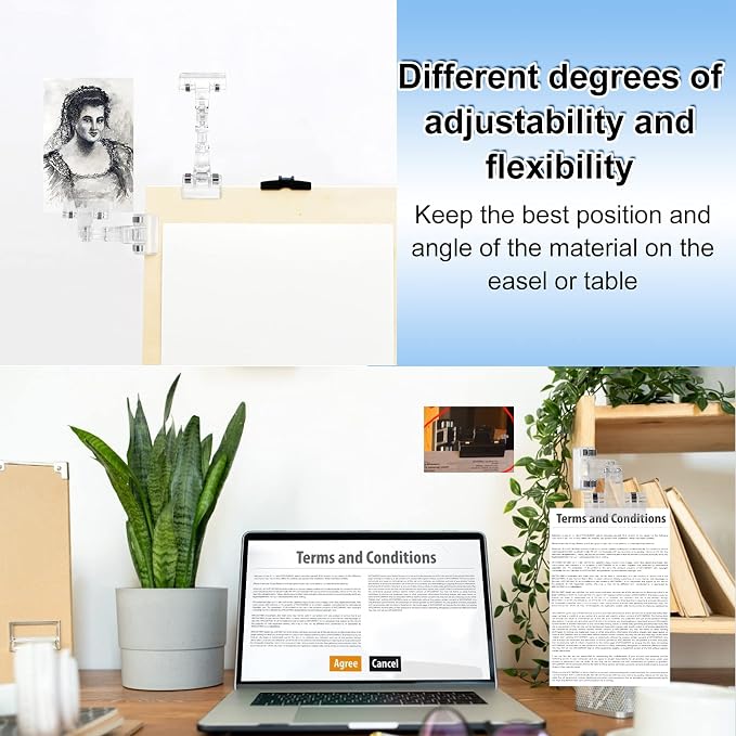 Adjustable Copy Holder Clip – Flexiable Docments Holder - Image 5