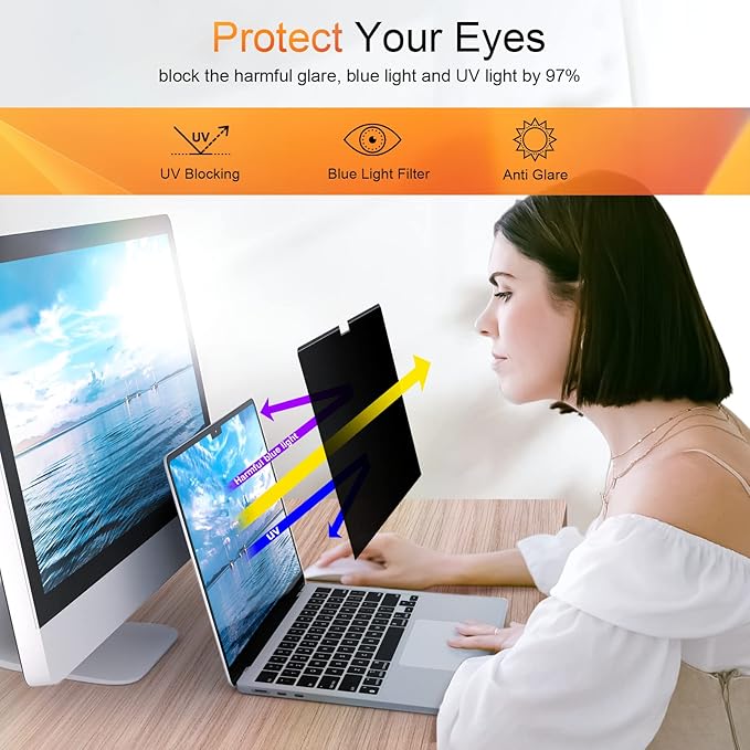 Privacy Screen for MacBook Pro 14 Inch 2021-2026 M5/ M4 /M4 Pro /M4 Max /M3 /M3 - Image 2
