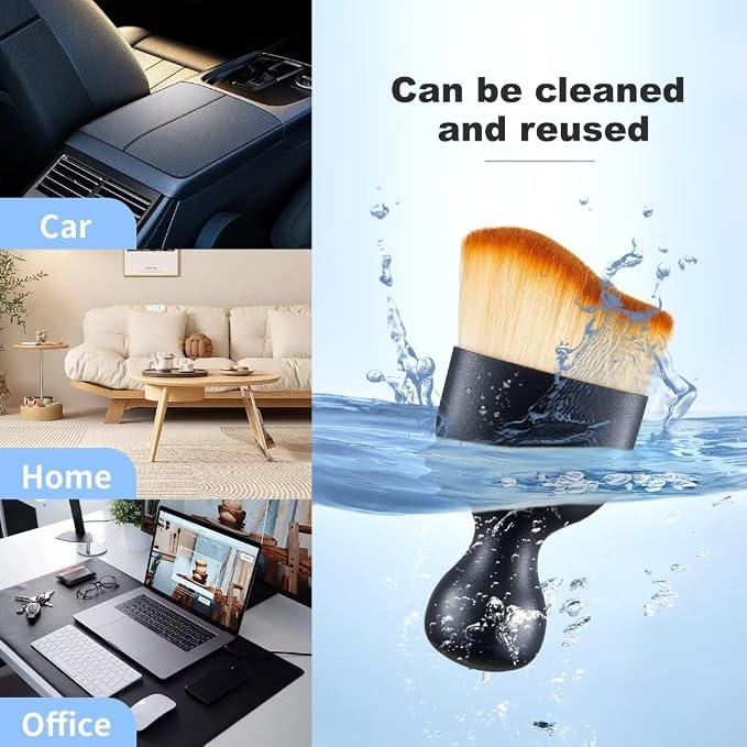 Car Interior and Exterior Soft bristles Detail dust Automotive Brush dusting - Image 2