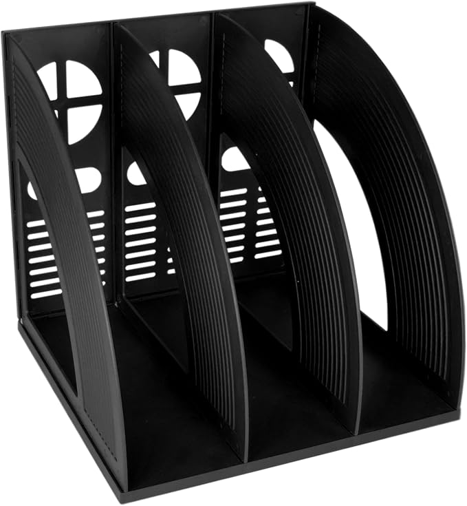 SAYEEC Magazine Holder Sturdy Binder Holder Desk File Sorter Plastic File by SAYEEC