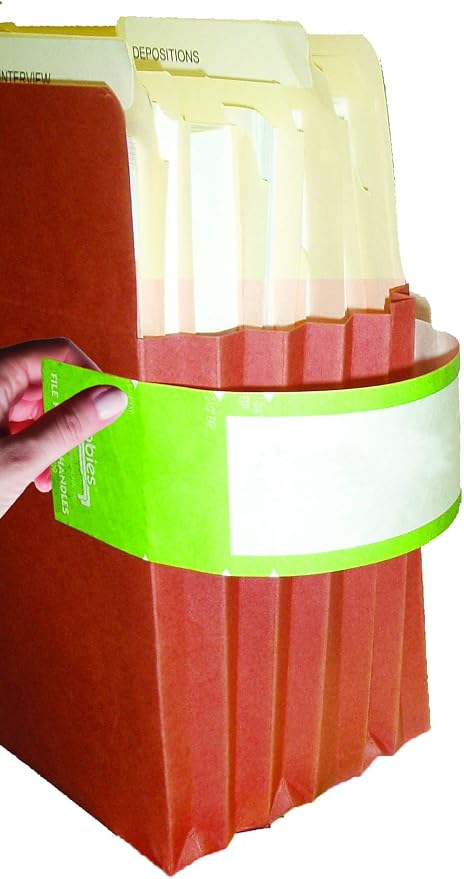 Tabbies File Pocket Handles, 9.63 x 2, 12 Sheets/Pack - Image 6