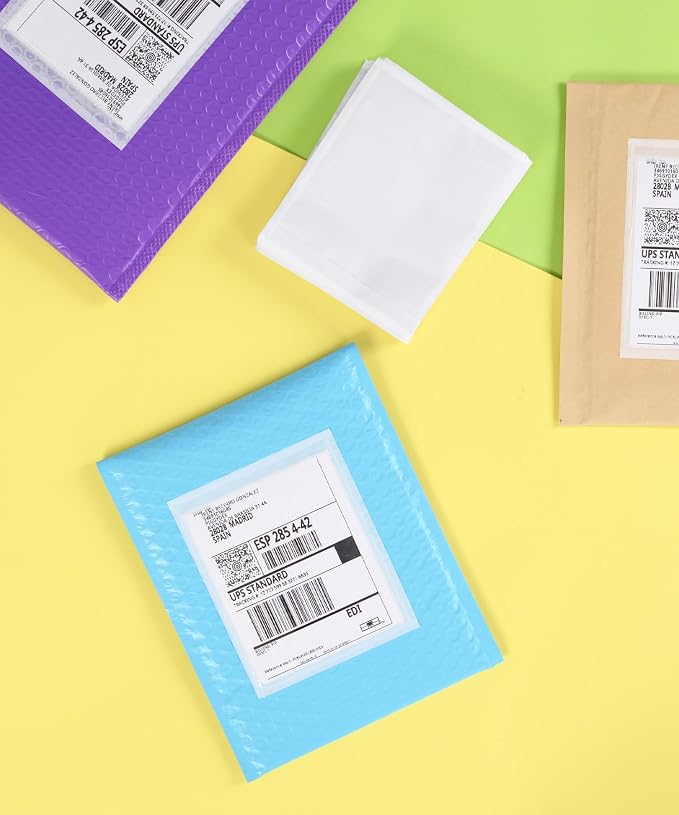 100 PCS 4.5"x 5.5" Clear Self-Adhesive Packing List Envelopes - Image 4