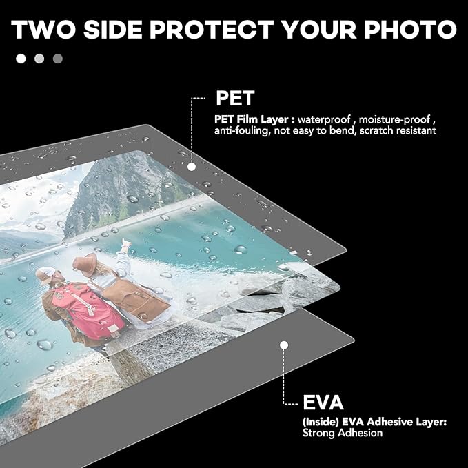 300 Pack Laminating Sheets, 3 Mil, 9 x 11.5 Inches Thermal Laminating Pouches Lamination Sheet Paper for Laminator, Clear, Letter Size, Office and School Supplies-DeskLoop Office