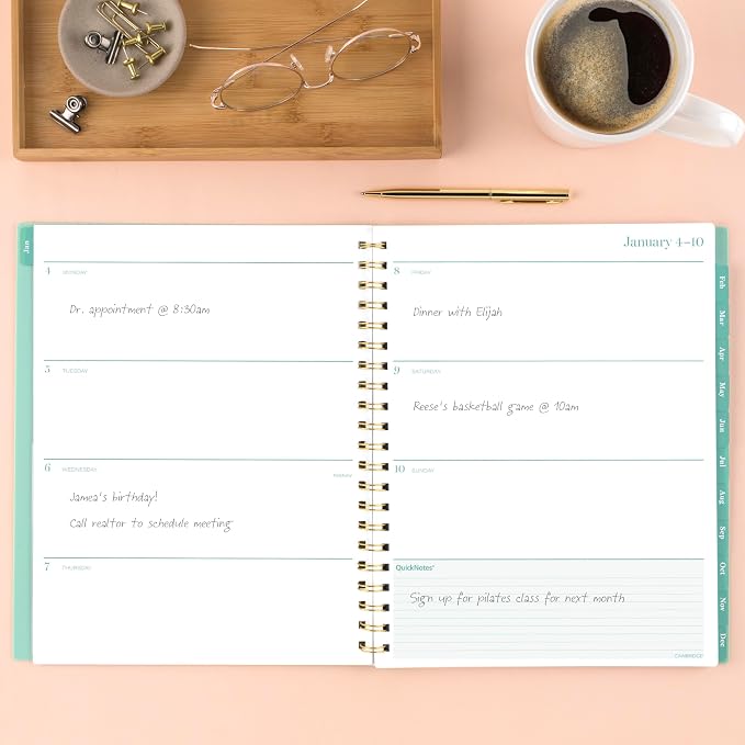 Mead Cambridge 2027 Planner, Weekly & Monthly, 8.5" x 11" - Image 2