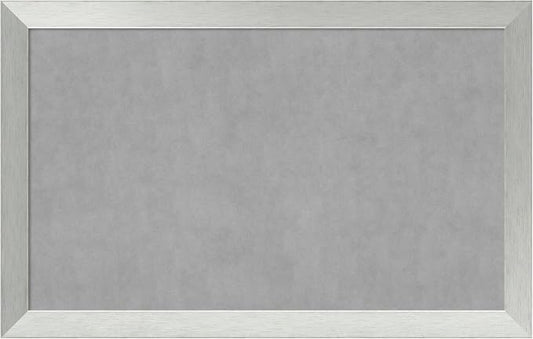 Amanti Art Silver Framed Magnetic Board 28x44 Large Vision Board by AmantiArt