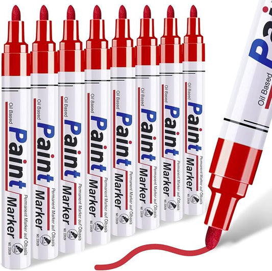 Red Paint Markers by dapawin