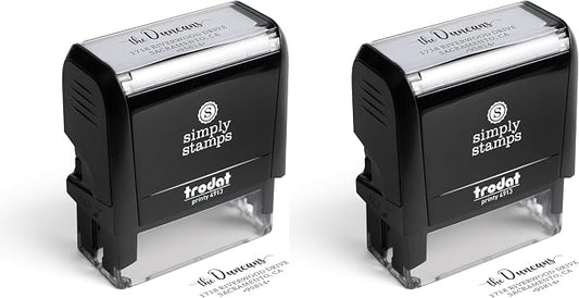The Duncans Personalized Self-Inking Address Stamp | Envelope Return Address by 904Custom