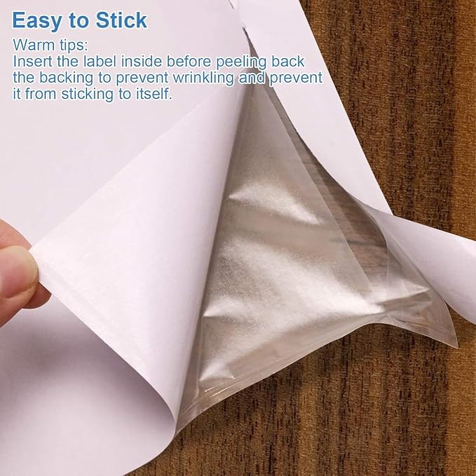 SJPACK 7.5" x 5.5" Shipping Label Sleeves, Label Envelopes Pouches - Image 5