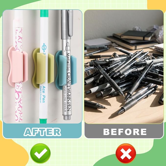 Sherr 60 Pack Adhesive Pencil Holders - Image 5
