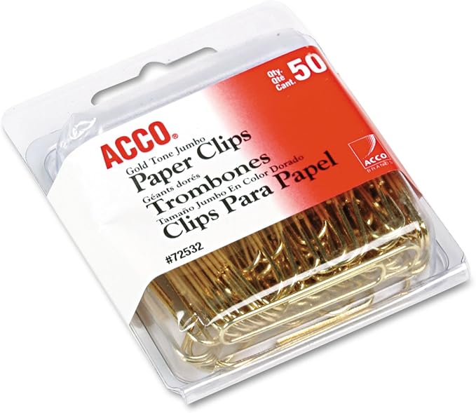 ACCO Paper Clips, 50 Clips/Box by ACCO+Brands