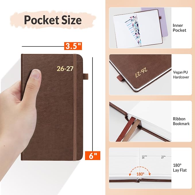 SUNEE 2026-2027 Pocket Weekly Planner - Image 4