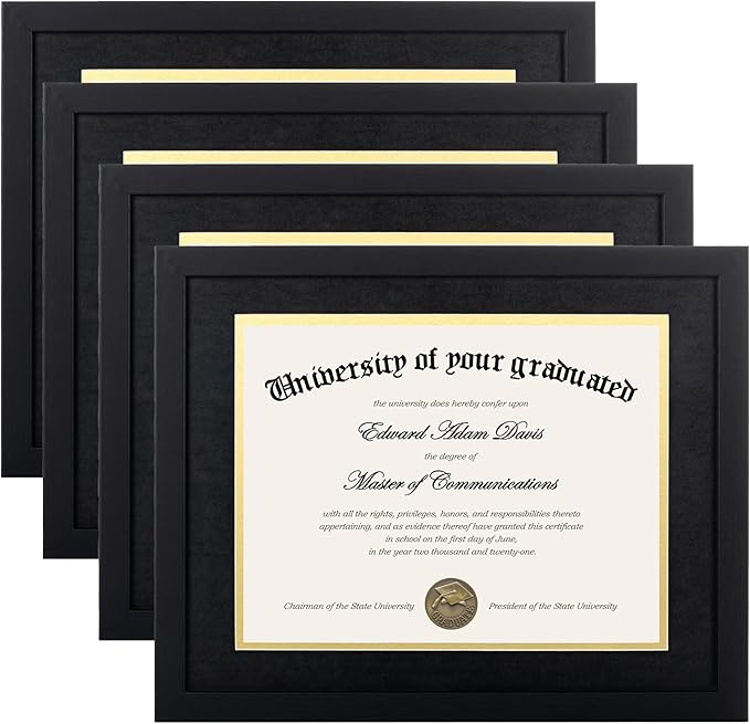 upsimples 11x14 Diploma Frame Certificate Degree Document Frame by upsimples