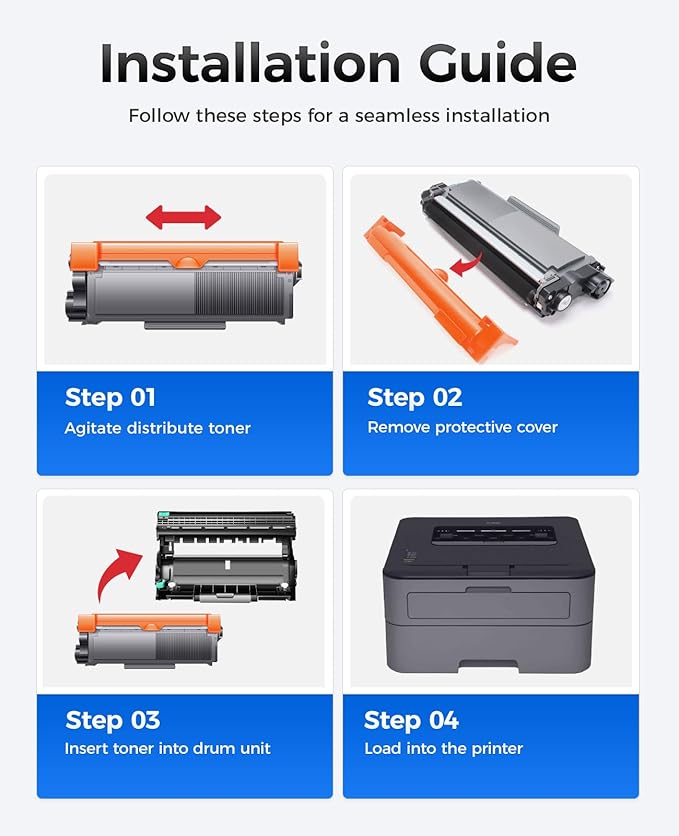 DR630 Drum Unit (Not Toner) 2-Pack Replacement Compatible for Brother DR-630 Imaging Drum HL-L2380DW HL-L2320D HL-L2340DW DCP-L2540DW MFC-L2700DW MFC-L2720DW HL-L2300D HL-L2360DW MFC-L2740DW Printer-DeskLoop Office