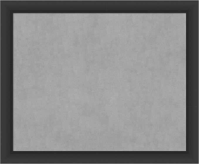 Amanti Art Black Framed Magnetic Board 37x45 X-Large Vision Board by AmantiArt