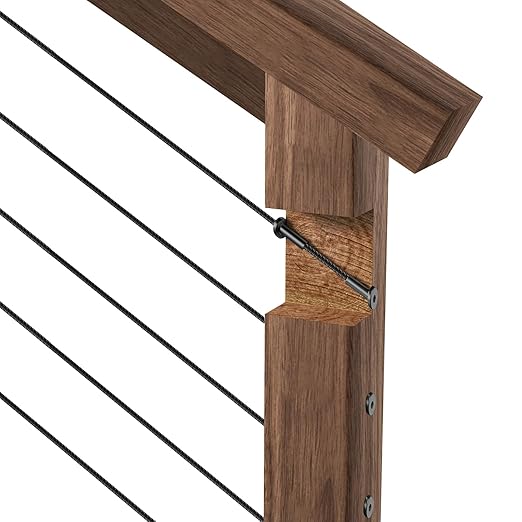 BLIKA 20 Pack 25 30 35 Degree 1/8" Black Cable Railing Angle Beveled Protector - Image 5