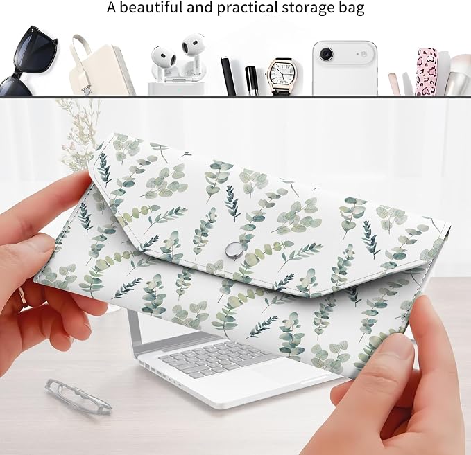 Cash Envelope Wallet Cute PU Leather Envelopes Bag - Image 3